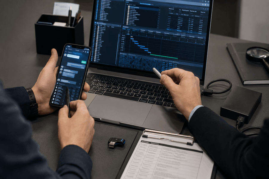 Проверка переписки и цифровых доказательств на смартфоне и ноутбуке